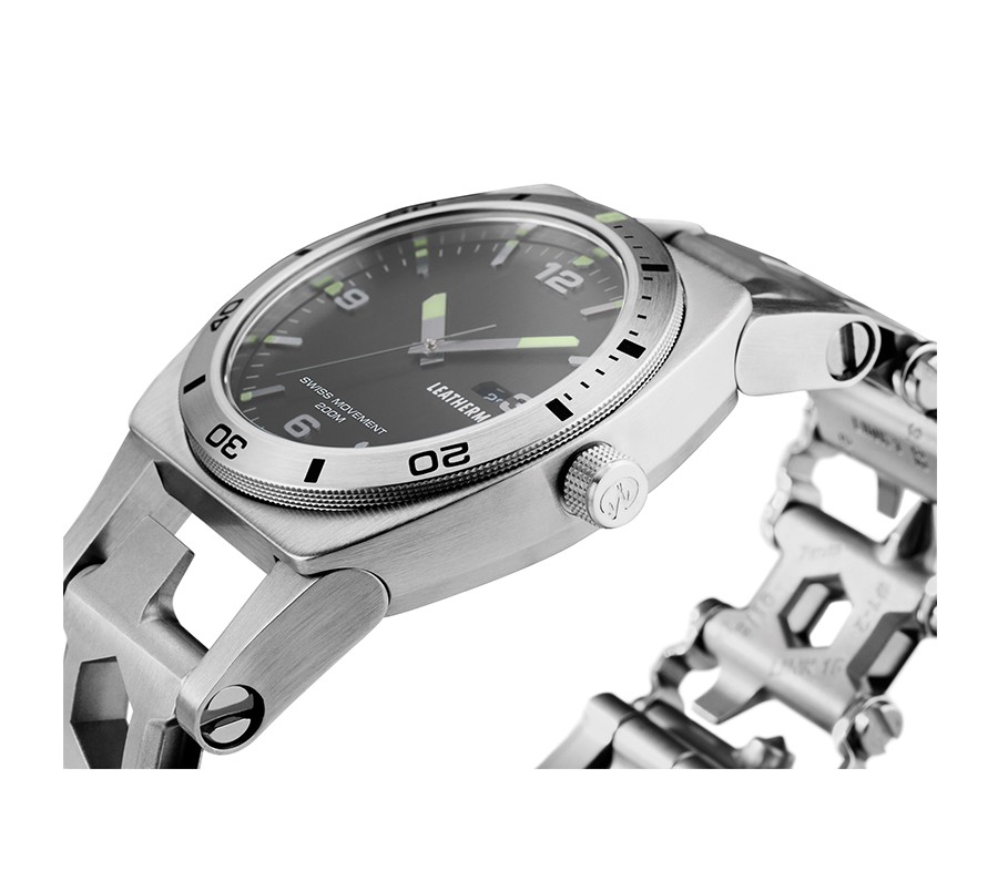 Leatherman tread Tempo Stainless multitool horloge GoSurvival