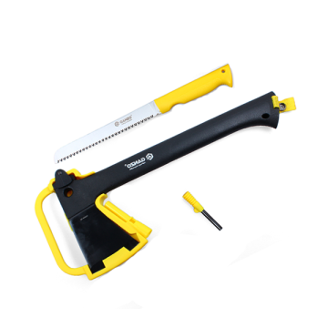 Ganzo Kampeerbijl en zaag