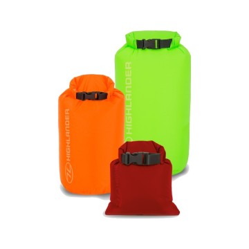Highlander Drysack Set - 3 Pack 1,4,8L Nylon 