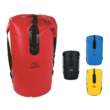 Highlander Troon Drybag Duffle Backpack 70L Rood Zwart