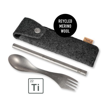 Light My Fire - Eco Spork'n Straw Kit Titanium 