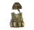 Kids Assault Vest & Helm Set Woodland Camo