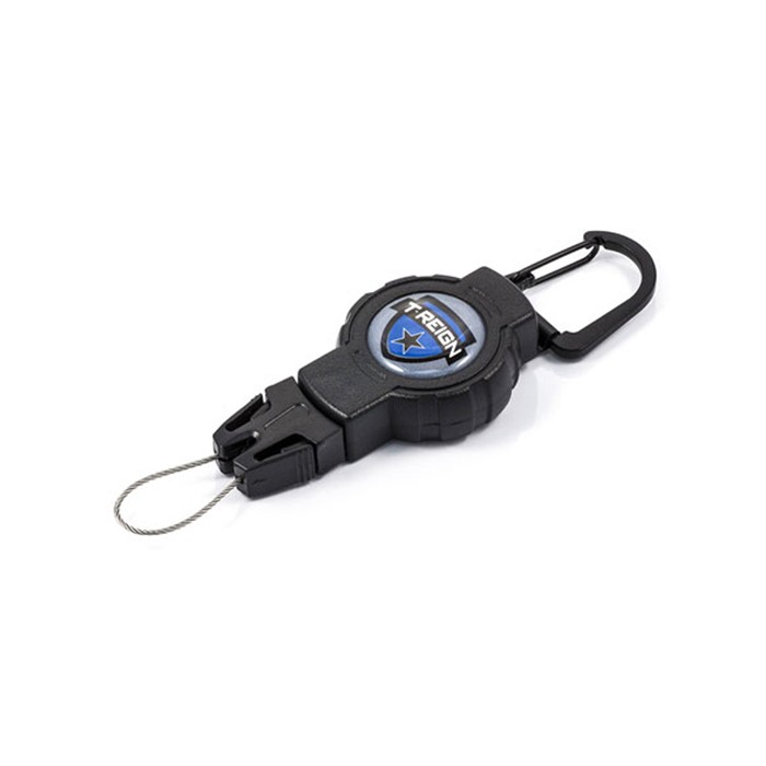 T-Reign Retractable Gear Tether Medium Carabiner Splitring